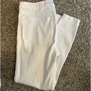 Spanx white jeggings never worn